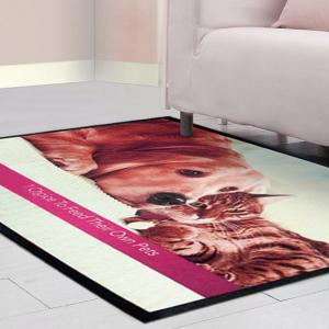 China 1.8MM Promotion Gifts Polyester Custom Logo Mats 400x600MM on sale
