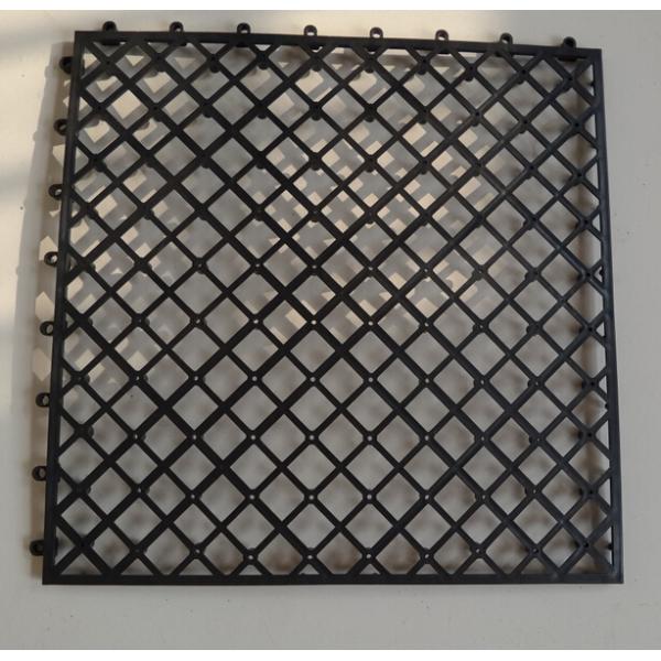 DIY Floor Plastic Click Base Deck Tile with 10-14mm Thickness and Cutting Service