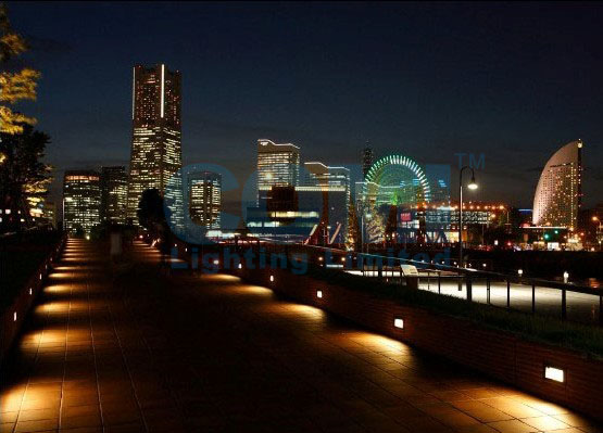 3W Horizontal Recessed LED Step Lights Outdoor , Soft Beam Light LED Stair Lights