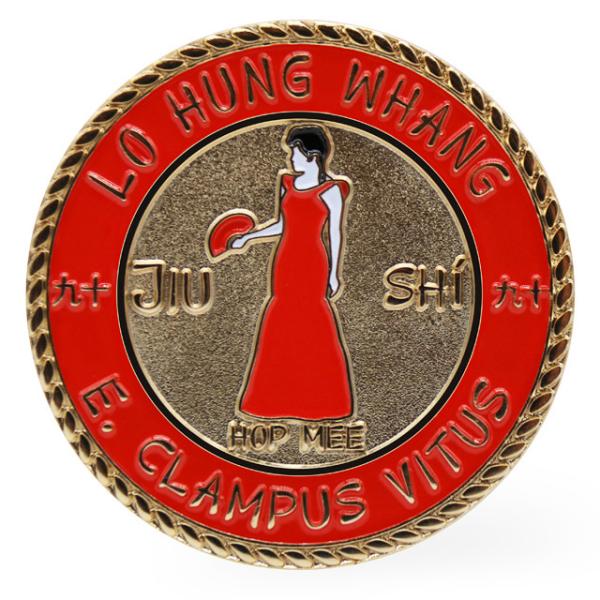 Custom 3D Zinc Alloy Challenge Coins with Gold Plated Finish for Commemorative Gifts