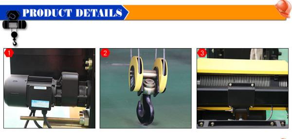 China durable European standard wire rope electric hoist for lifting, removing goods