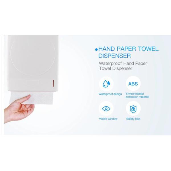 Dustproof Folded Hand Towel Dispenser Lightweight Large - Capacity Design