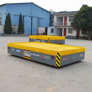 China Steerable Motorized Trackless Transfer Trolley 5 Tons Directional Movement on sale