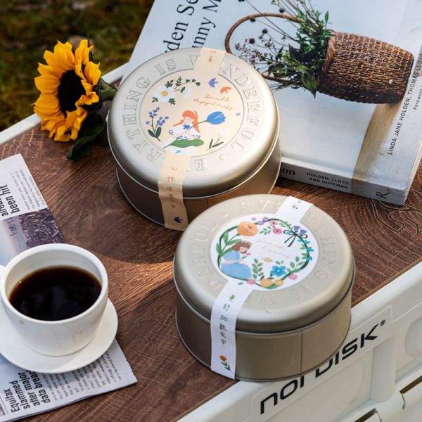 Eco Friendly 135x75mm Tin Can Packaging FDA Approved Food Safe Container for Coffee Tea Storage
