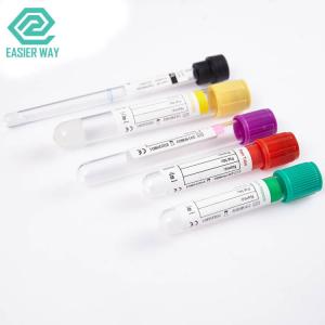 China Medical Disposable Red Blue Green Grey Yellow ESR Vacuum Blood Collection Tubes Test Vacutainer on sale