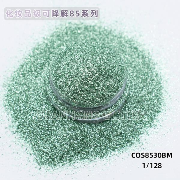Shiny Compostable Plant Based Glitter Powder Makeup Plant Cellulose Cosmetic Grade Pigment
