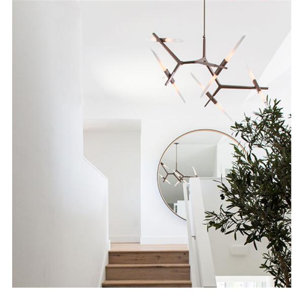 Black Gold Modern Art Pendant Light Aluminum 6 10 14 20 heads for Dinning Room Living