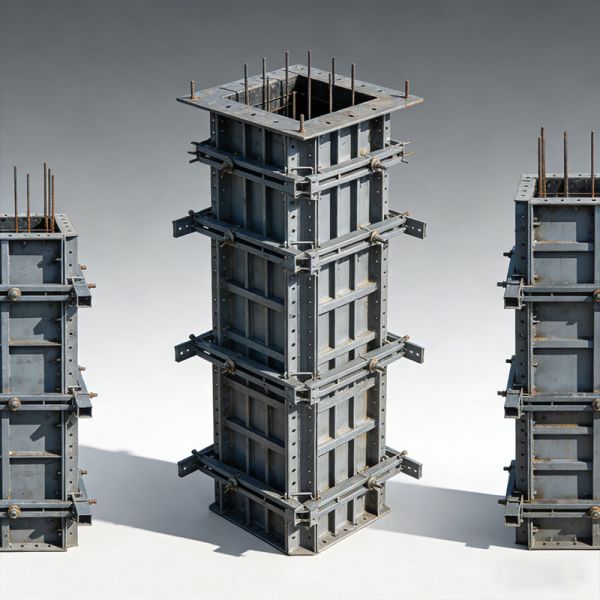 Concrete Column Steel Formwork Q235 Steel Single Sided Supports