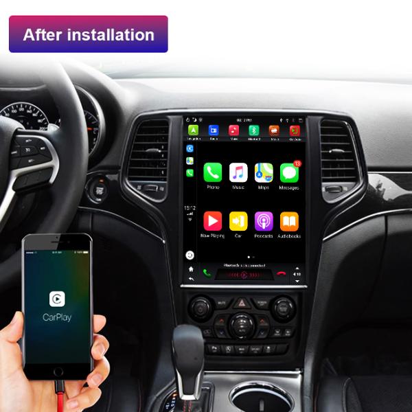 10.4 Inch Jeep Grand Cherokee Car Stereo Head Unit 128GB Android 10