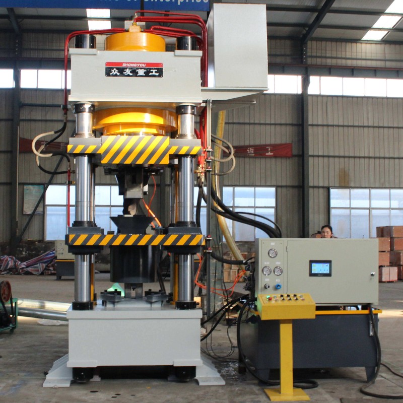 Animal Licking Salt Block Making Machine YZ79 Four-column Three-beam Hydraulic Press