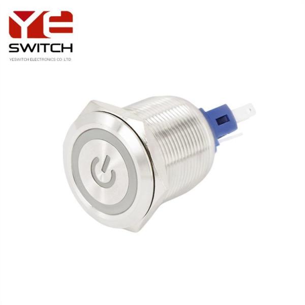 IP67 Sealed Electrical Emergency Push Button LED Stainless Steel Momentary Push Button Switch