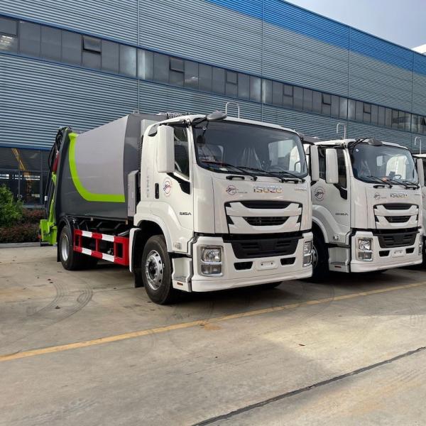 240hp ISUZU GIGA 16 Cubic Garbage Collection Compactor Truck With Manual Gearbox