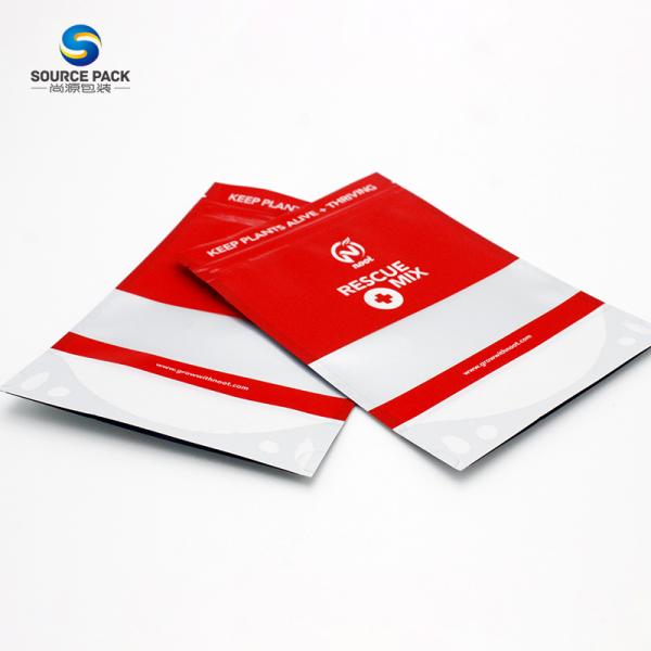 Stand Up Pouch Plastic Custom Weed Packaging With Zipper