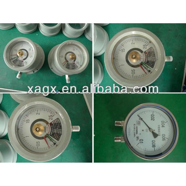 Stainless Steel Fluid Pressure Gauge For Glycerin Silicone Oil