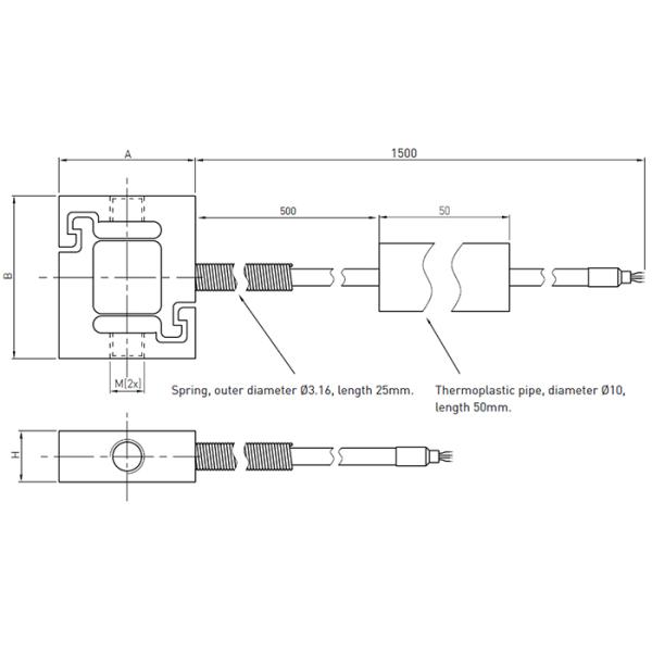 High Precision Stainless Steel Mini S type Load Cell Pull Force Sensor 5N 10N 20N 50N 100N 200N 300N 500N 1000N 2000N