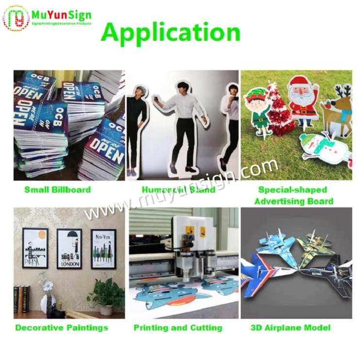 Black White Paper Sheet Foam Core Board Printable For Advertising Model Making