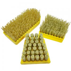 Buy cheap Silicon Carbide Wet Diamond Round Fickert Frankfurt Stone Wire Brush for Antique Surface product