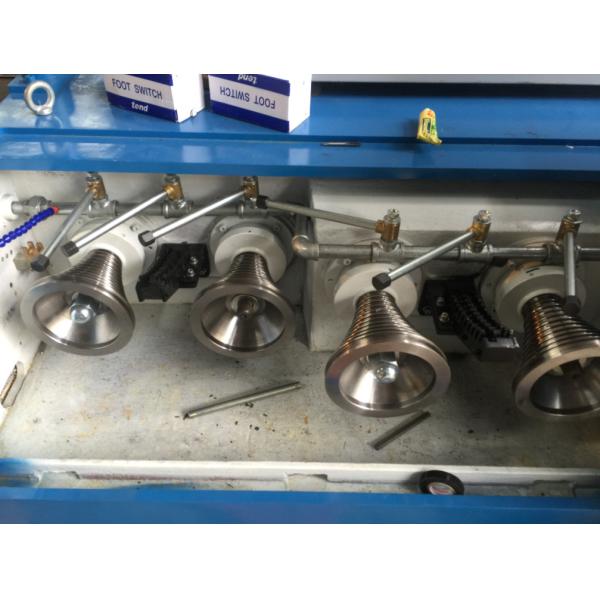 Cast Iron Structure Aluminium Wire Drawing Machine , Safe Fine Wire Drawing Machine