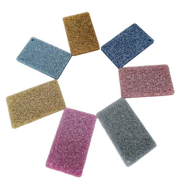 Yellow Glitter Shining 3mm Acrylic Sheet Panel Board