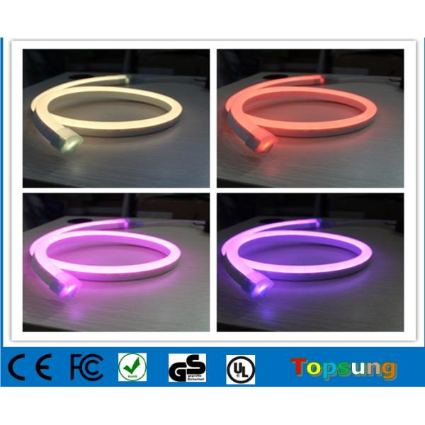 SMD5050 full color RGB 11x18mm 110V CE ROHS approval led neon flex with DMX controlller