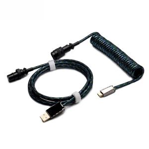 Buy cheap Colorful Coiled 1.5m Paracord USB C Cable for Mechanical Keyboard product