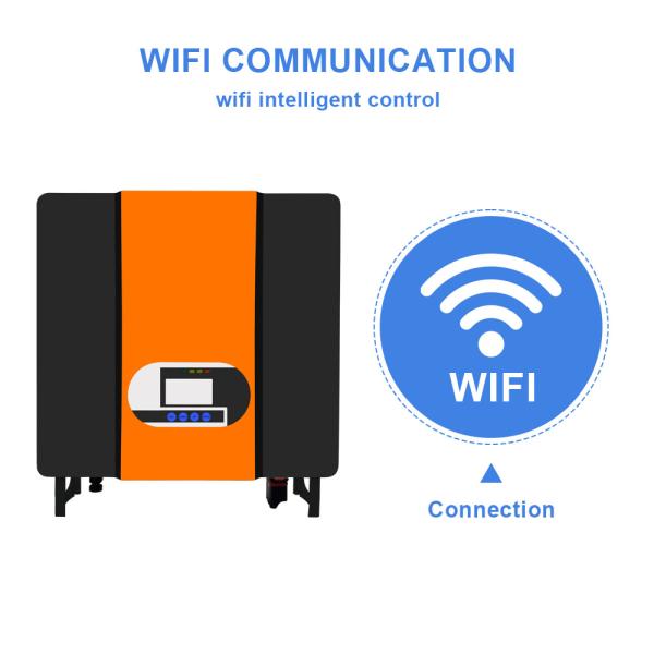 5500W 48V 5.5KW 230VAC Solar Hybrid Inverter With WIFI Monitoring Function