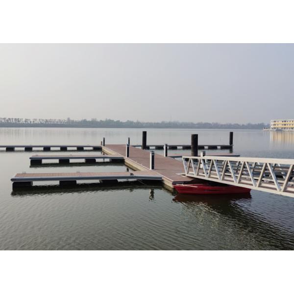 Heavy Duty Silver Marina Aluminum Gangways Floating Pontoon With Bolts And Nuts Accessories