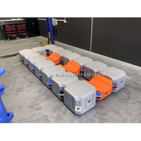Plastic jet ski pontoon platform