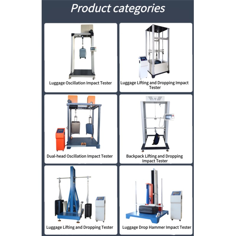Impact Head Drop Impact Testing Equipment Luggage Durability and Damage Degree Tester