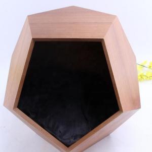 Buy cheap SGS Polygon Pentagon Wood Pet Furniture Natural Wooden Cat Kennel product