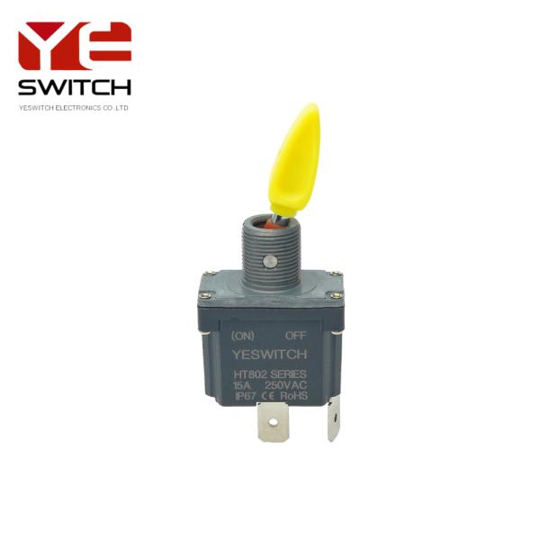Momentary (ON)-OFF Industrial Toggle Switch With PC Terminal For Industrial Application