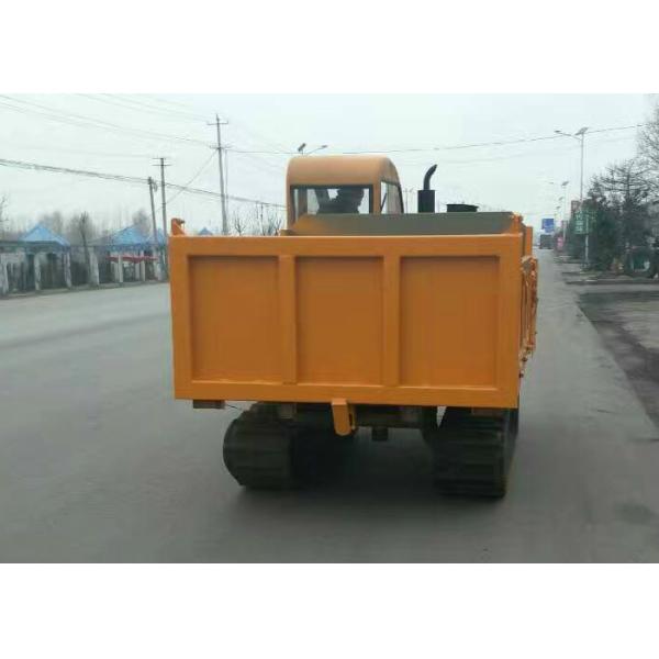 Cab Enclosed 1T - 10T Hydraulic Mini Dumper , Small Crawler Dump Truck