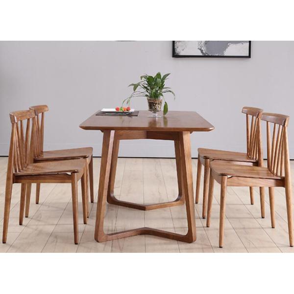 Adjustable Height Dining Table and Chair Set for Solid Wood Restaurant Furniture Set