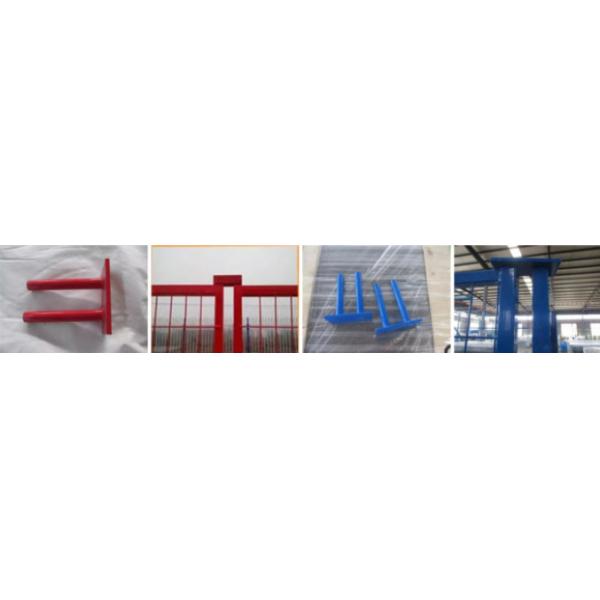 3.5mm Wire Dia Moveable Fence Panels Heat Treated Temporary Metal Fencing