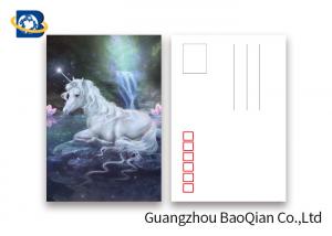 China Souvenir Gift 3D Lenticular Card With Customized Logo / Lenticular Photo Printing Postcard on sale