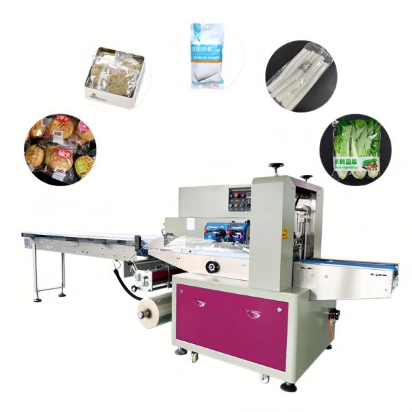 60Bags/Min - 120Bags/Min Pillow Type Packing Machine 2.4KW Vegetable Packing Machine