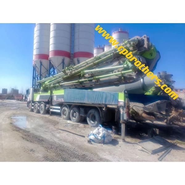 Highly Powerful 2014 Zoomlion 74m Super Long Boom Pump Concrete Pump Ready Mix on Benz Chassis Factory Directly Support