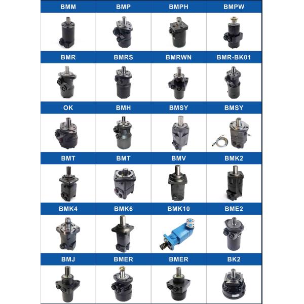 Gerotor Hydraulic Motor BMP-36 with Speed Sensor