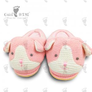 Buy cheap 18 X 8cm Stuffed Childrens Shoes Warm Pink Cute Cat Shoes 18 X 8cm product