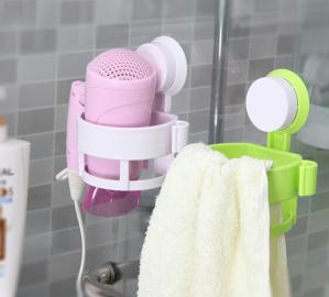 China Green ECO Friendly Hair Dryer Holder Plastic Bathroom Sets With LFGB FDA on sale