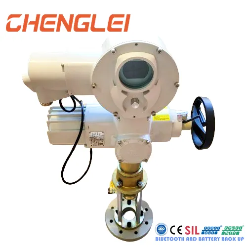 IP65 Rated Electric Linear Actuator with Max Thrust 10000N and Standard Stroke 250mm for Spherical Valve