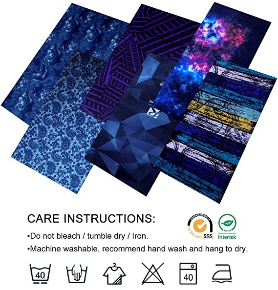 Marvel Head Tie Band Custom Printed Plain Bandanas