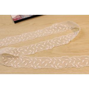 Buy cheap Interspersed Guipure Lace Trims , Breathable Floral Lace Ribbon from wholesalers