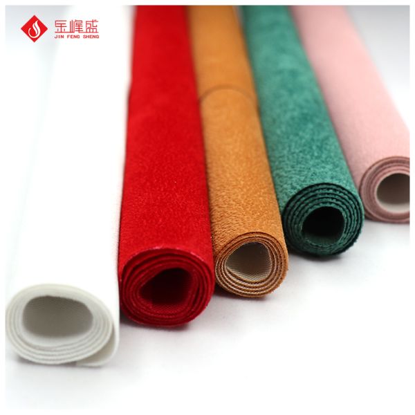 New Design Flower Nonwoven Flock Materail Fabric For Jewelry Box