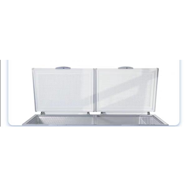 Big Capacity Deep Chest Freezer Double Door Deep Freezer Quick Freezer Chest 850 Liter