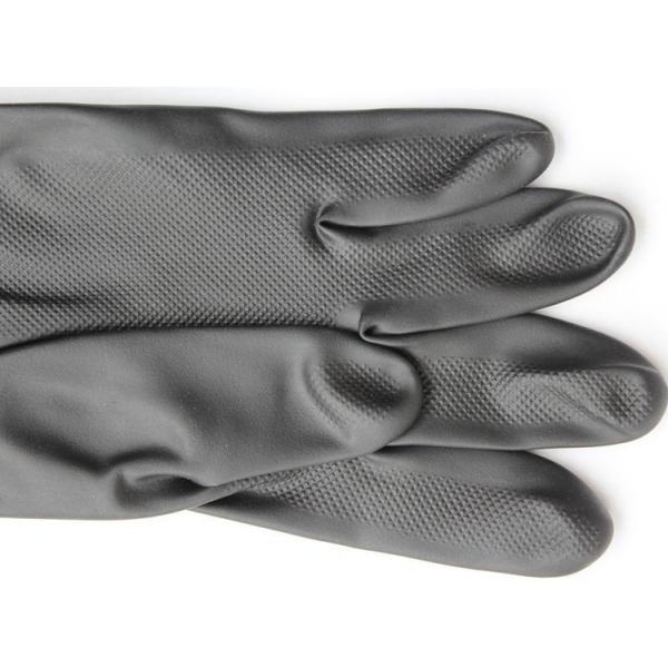 Non - Allergic Disposable Nitrile Safety Gloves Black Color Comfortable Not Easy Damage