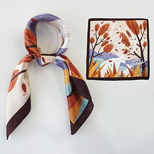 Hair Wrap 100x4cm Mulberry Silk Scarf Decorative For Womens