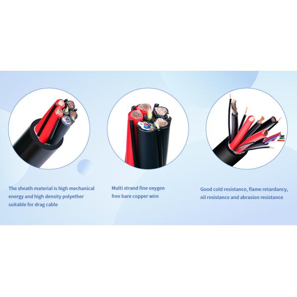 Silicon Carbide Conductor Underwater Wiring Cable for Remote Control Powerline Operation