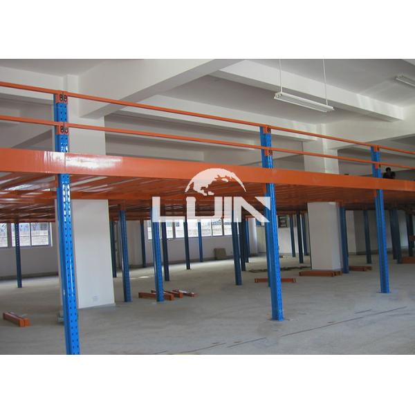 Strong Load Capacity Industrial Mezzanine Floors , Steel Structure Platform Metal Storage Rack