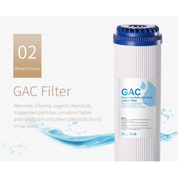 Home Use Countertop Water Purifier With Heater 75GPD 5 Stages Water Filter Purifier